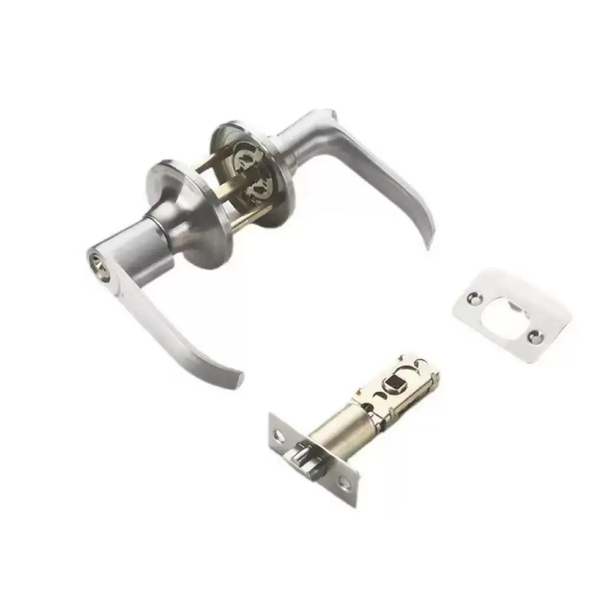 Door Handle Lock Round Entry Security Privacy Sliding Front Doors Entrance  Locks for Bedroom Living Room Household
