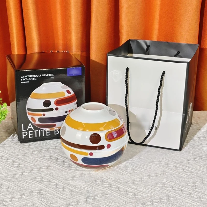 Small meal ball dim sum bowl plate creative spherical tableware housewarming gift