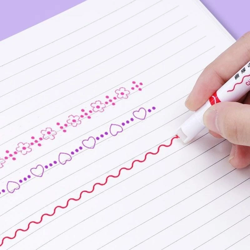 W89C 6 штук Цветные ручки с роликовой ручкой для карты для создания рисования скрапбукинг Canlendar Planner Journal Diary