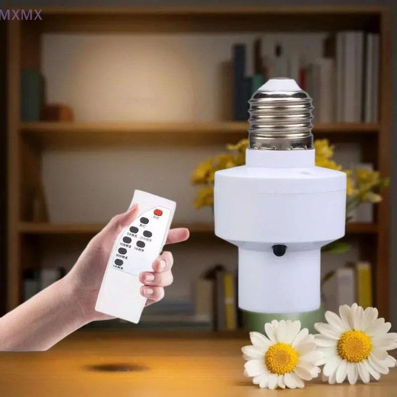 

AC85-265V Smart E27 Lamp Base – Includes Wireless Remote Control for Smart Switching, Perfect Home Accessory