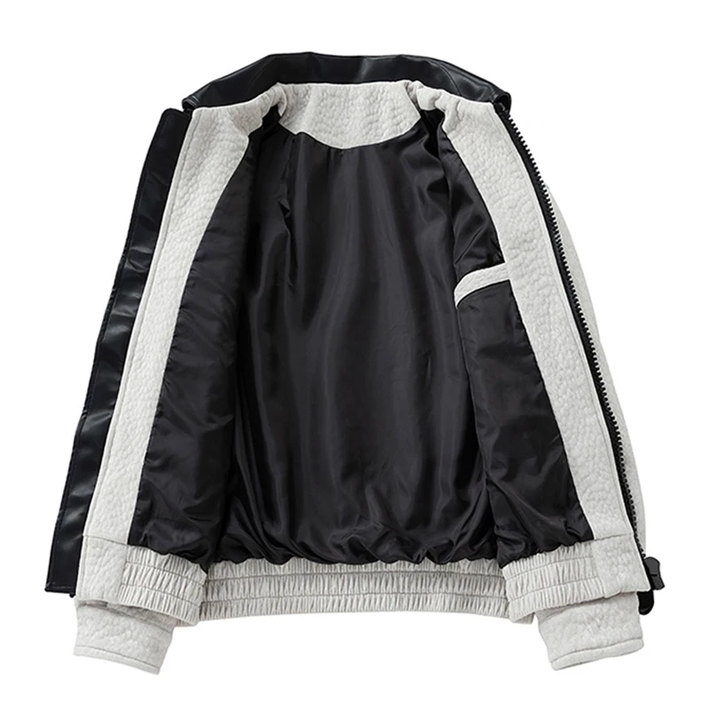 الخريف والشتاء الرجال موضة عادية الاتجاه سترة في الهواء الطلق يندبروف معطف دافئ 2025 جديد الشارع خمر مع سستة جاكيتات