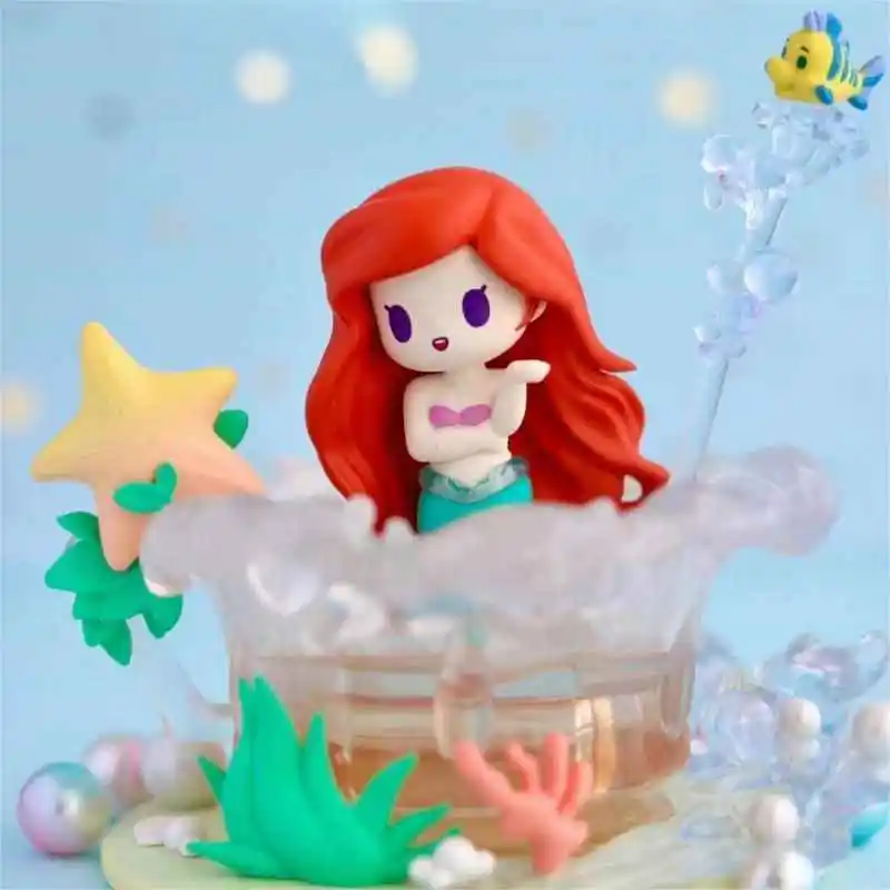 

52TOYS Authentic Disney Princess Blind Box D-Baby Series Handmade Flower Swing Trendy Teacup Cute Sweetheart Collectible Toy