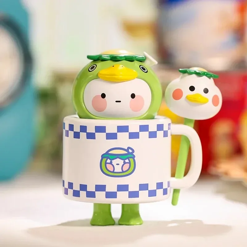 POP MART BOBO COCO ซีรีส์วินเทจ ซากกะ กล่องสุ่มของแท้ กล่องปริศนา ฟิกเกอร์อนิเมะน่ารัก ของตกแต่ง