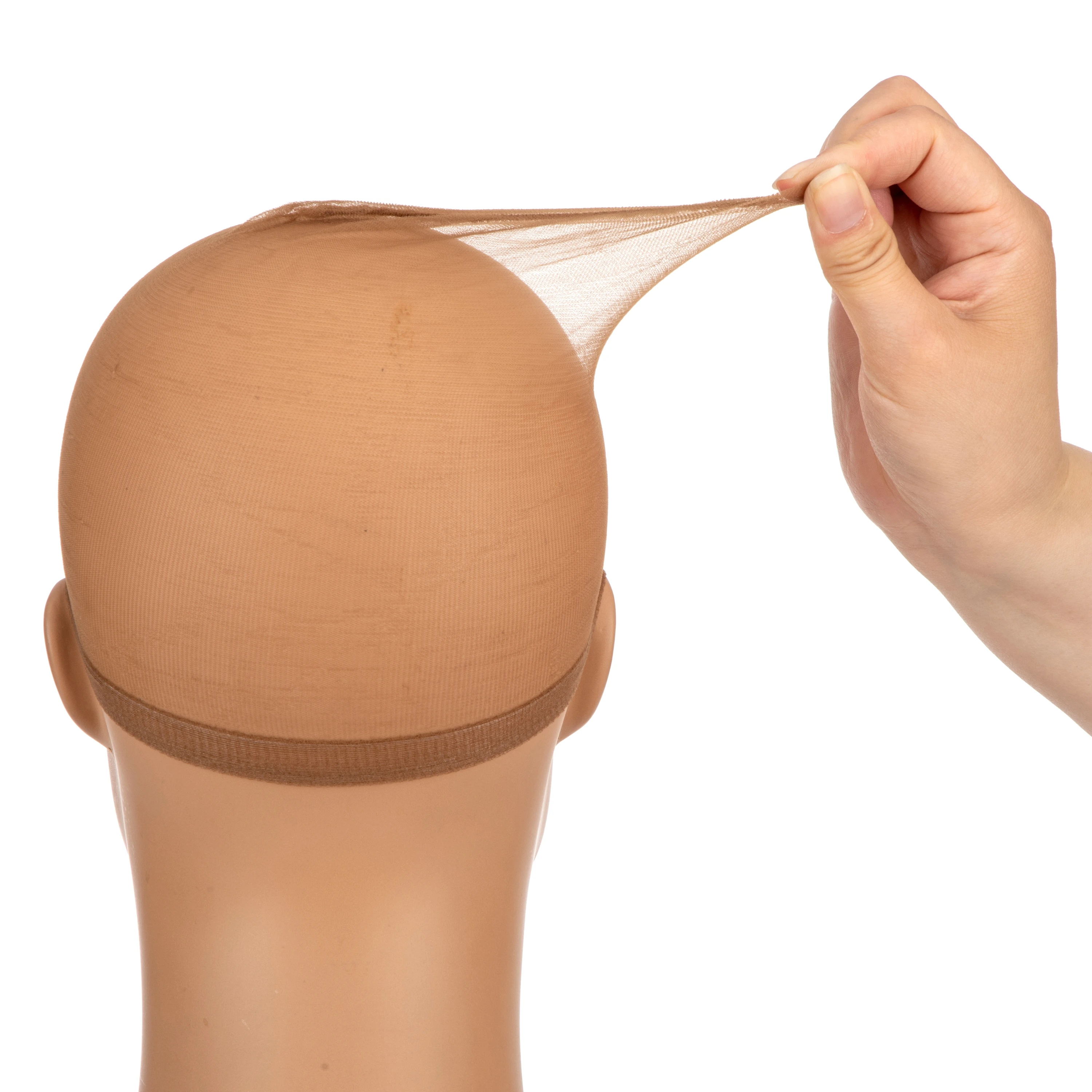 Gorro de peluca HD de buena calidad para peluca frontal de encaje, gorro de peluca transparente de alta elasticidad, gorro de peluca Invisible para mujer