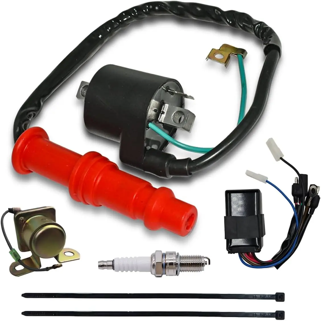 Bobina de Encendido 3085227 3085228, Caja CDI y Relé de Arranque para Polaris Sportsman 500, Magnum 500, 425, Ranger 500, Big Boss