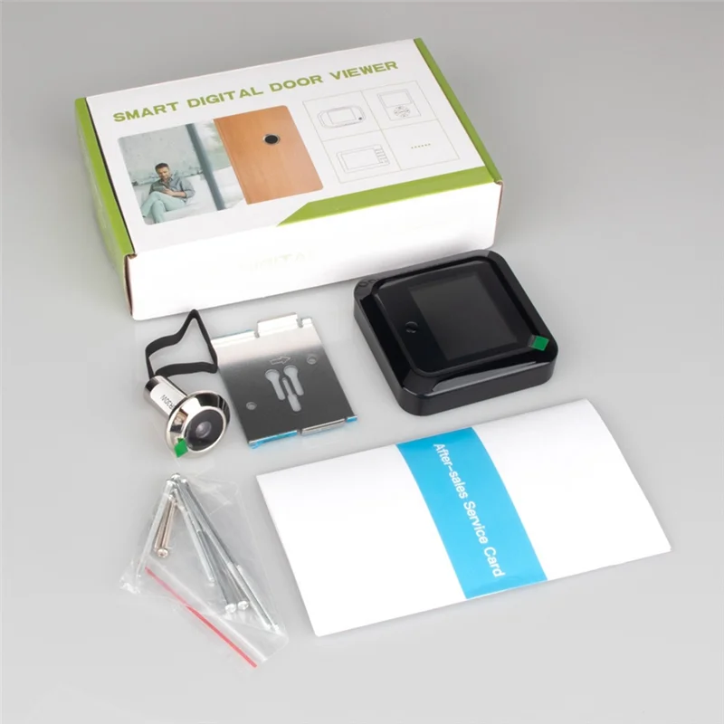 ABKI-1Conjunto 2,4 polegadas 120 °   Resolução inteligente dos pixels do monitor 300000 da segurança da câmera do visor da porta de Digitas