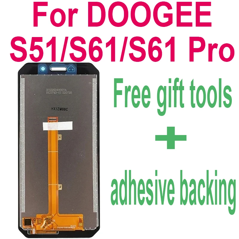 

For DOOGEE S51 S61 S61 Pro + LCD Display + Touch Screen