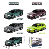 FQD17 FQD19 1:43 Scale Full-Size 4WD Drift Car 2.4g Gyroscope Calibration Drift Steering Light Linkage Mini Remote Control Car