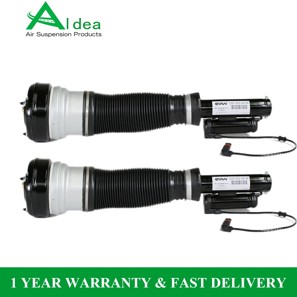 

2 Pcs/Pair Front Air Suspension Shock Absorber Strut For Mercedes Benz 1999-2006 W220 S-Class w/AIRMATIC & ADS w/o 4Matic