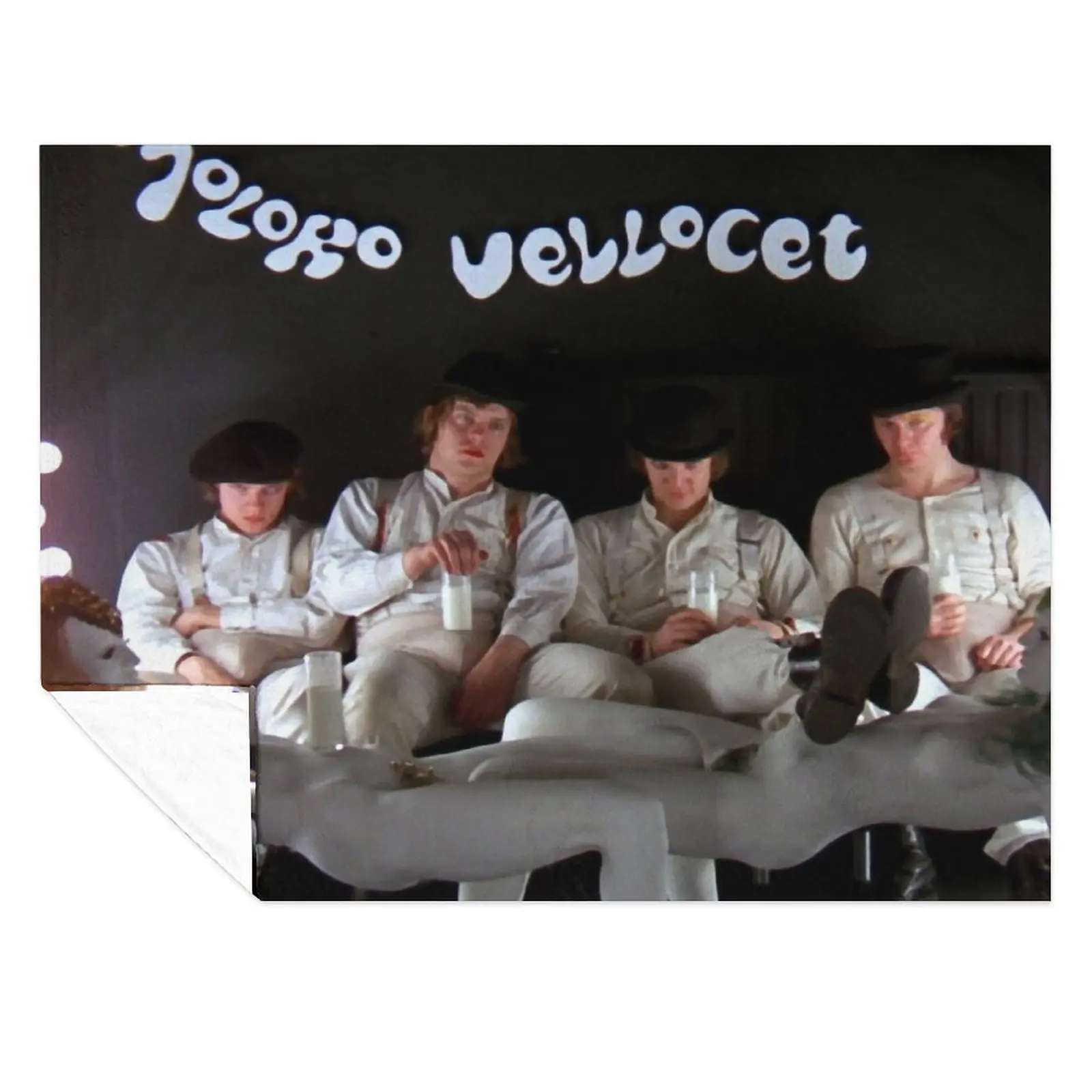 

Moloko Vellocet Throw Blanket Cute Soft Big Winter beds Blankets