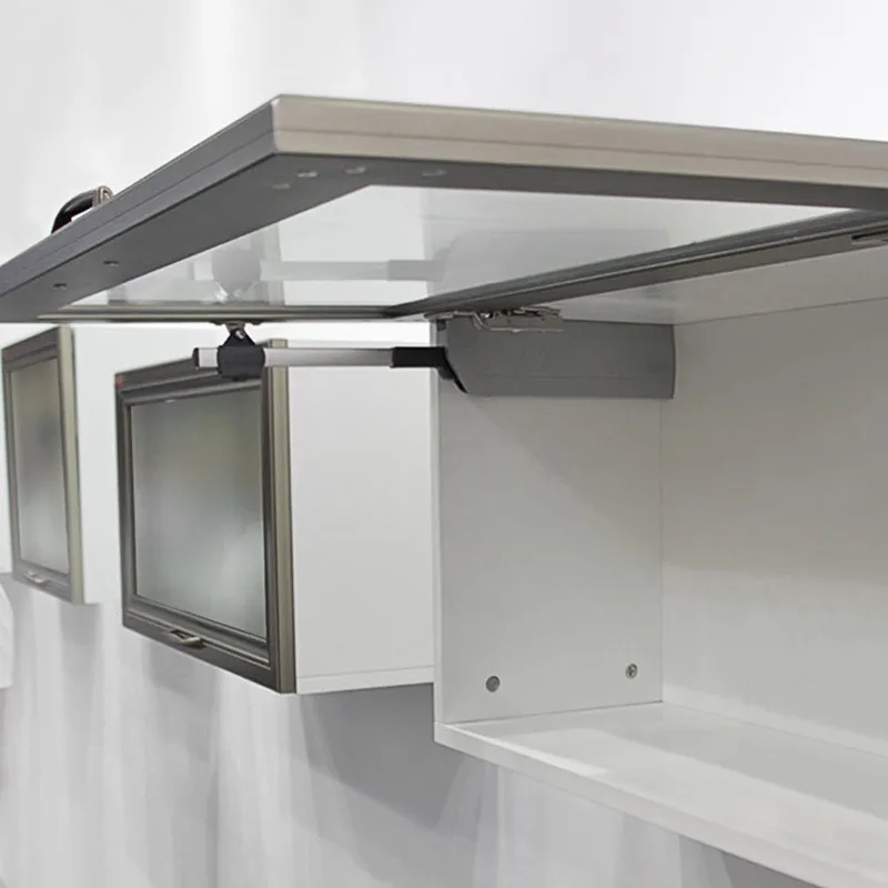 Furniture Hydraulic Rod Wardrobe Cabinet Door Lift Support  Rod pneumatic rod can stop at will