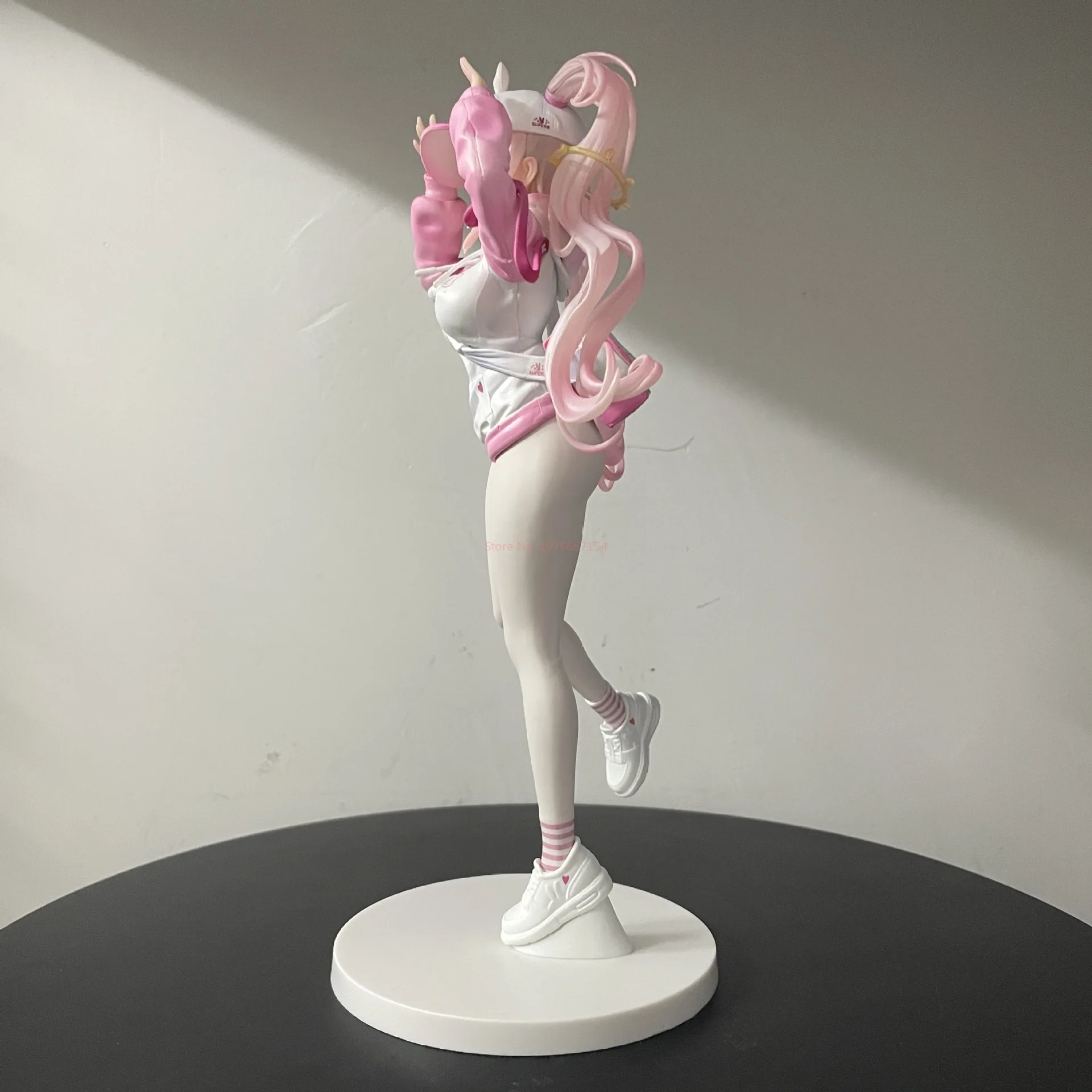 ฟิกเกอร์นิเคะ อลิซ โมเดลกระต่ายสีชมพู ขนาด 26 ซม. ตุ๊กตาตั้งโชว์ สาวน้อย แอคชั่นฟิกเกอร์ ของสะสมจากอนิเมะและเกม สำหรับเด็กผู้หญิง