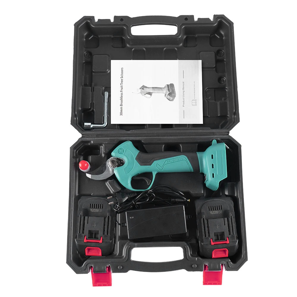 

ONEVAN Brushless Electric Pruner Shear 45mm Efficient Fruit Tree Bonsai Pruning Tree Branches Cutter