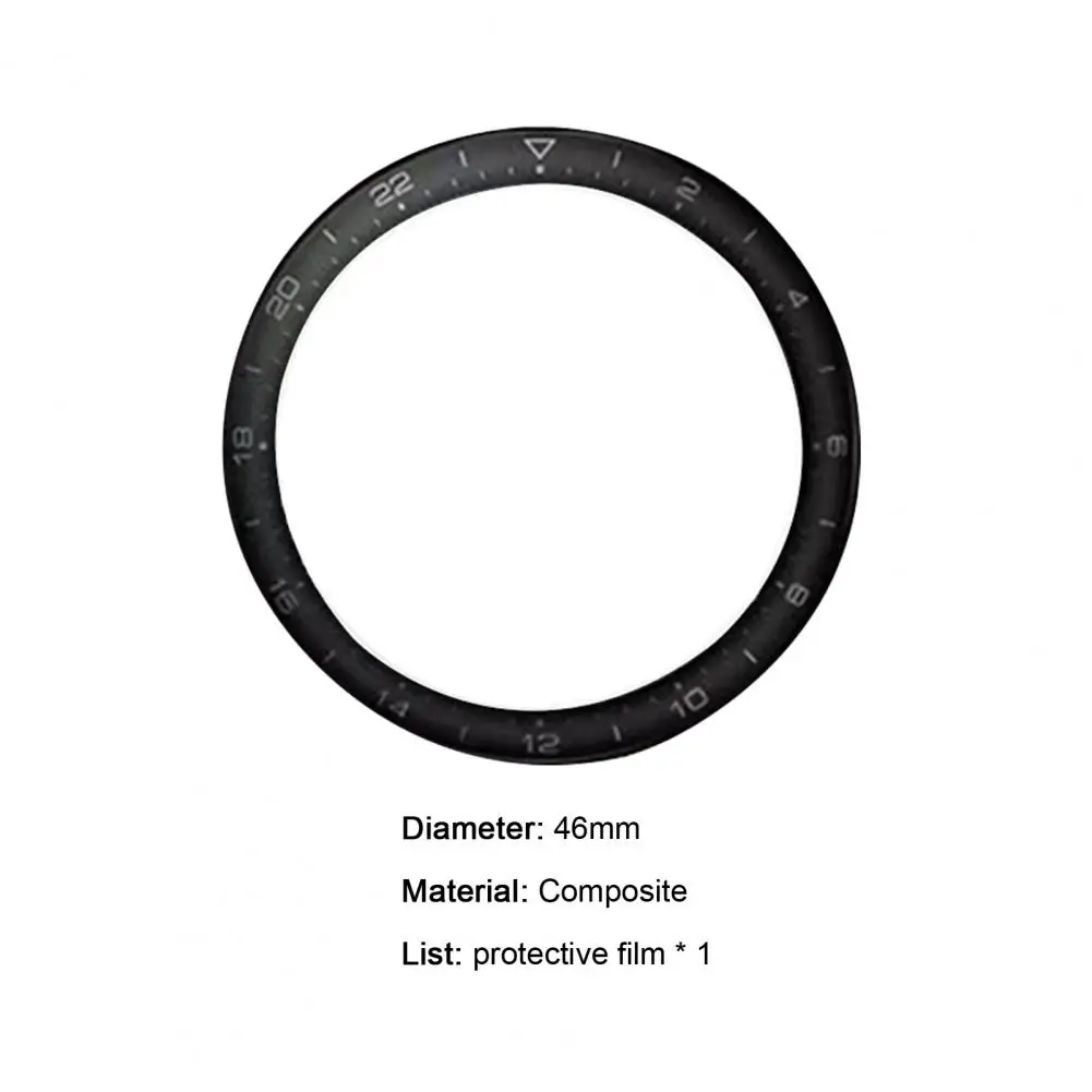 46mm Protective Film High Clarity Anti-scratch Round Smart Watch Screen Full Protector Cover Curved Edge For Huawei Watch 3/3Pro