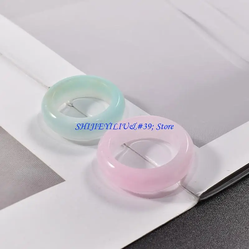 E21F 8 Cavities Resin Ring Silicone Mold for Liquid Clay Crafting,Jewelry Making
