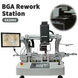 RW-E6250U Stazione di rilavorazione BGA per server di computer Rilavorazione di circuiti di fascia alta Messa a fuoco automatica della saldatura Messa a fuoco 27X 80x80mm