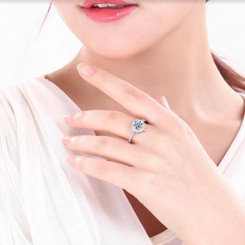 خاتم زركونيا مكعب لامع على شكل بيضة حمامة فاخرة للنساء أنيق رومانسي هدية للذكرى السنوية وإكسسوارات حفلات الزفاف والزفاف