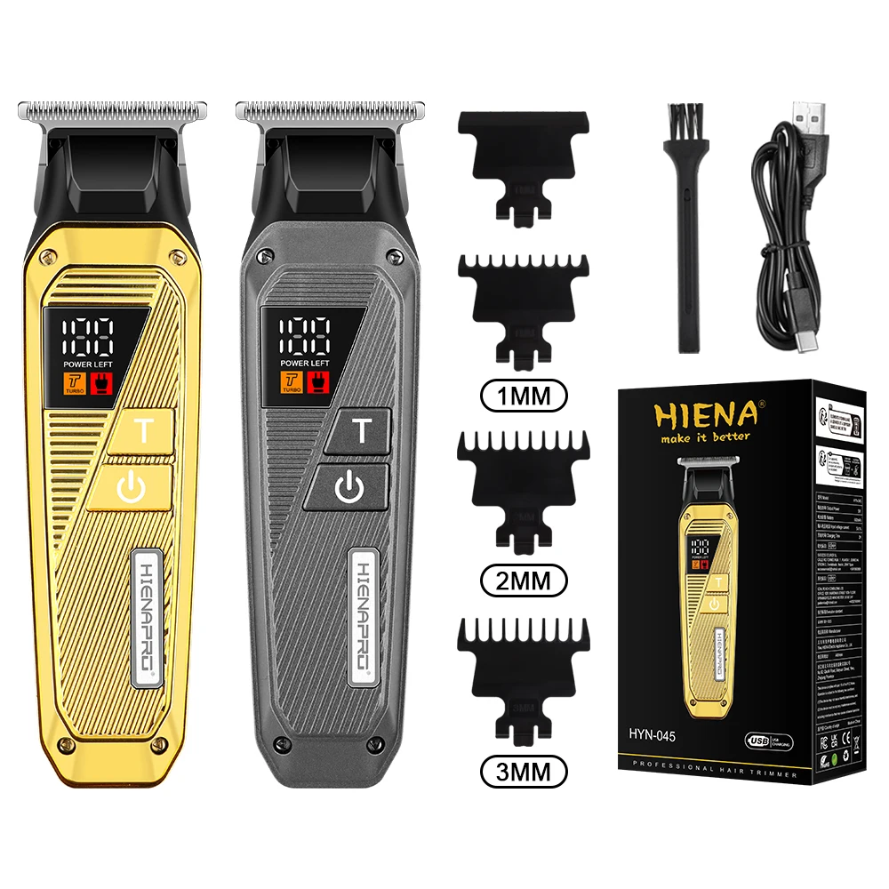 hiena trimmer Professional Barber Hair Clippers Rechargeable Cordless Electric Hair Trimmer Hair Cutting Machine Men Hair Cutter