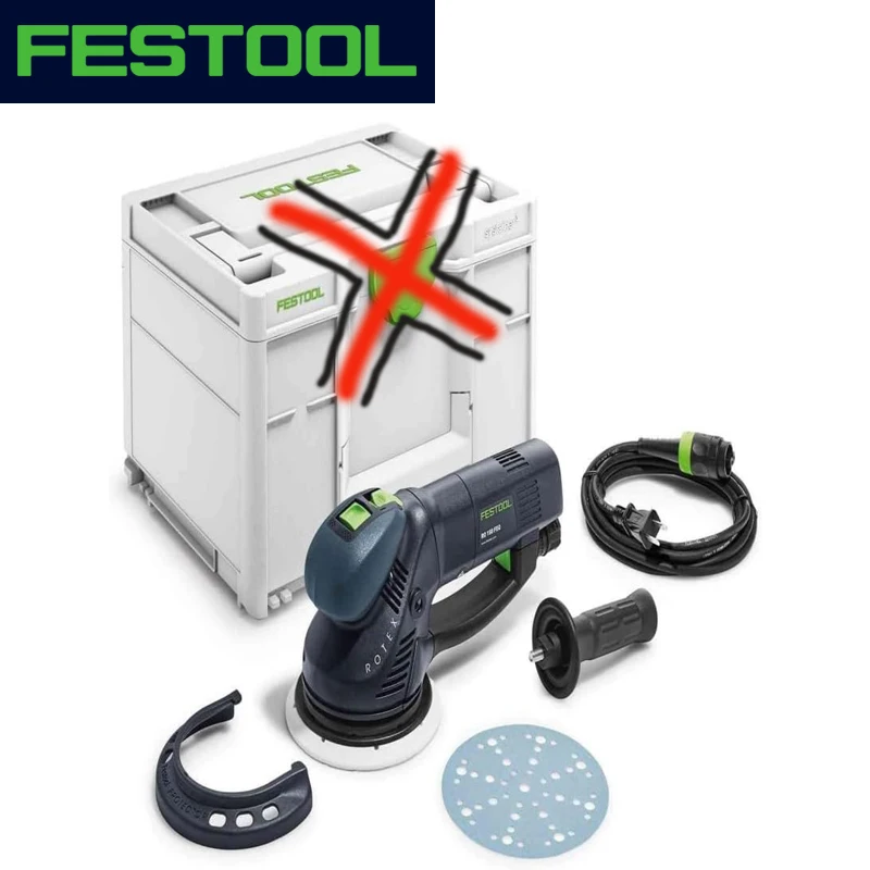 Festool RO 150 FEQ-Plus Geared Eccentric Sander ROTEX Convenient Durable Festool Power Tools