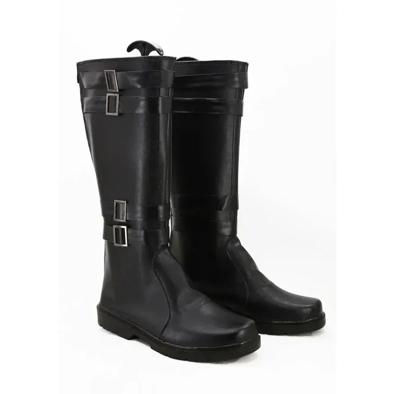 

2025 aaa Custom Made Kylo Ren Cosplay Boots Black -Awakens Sith Costume Shoes Any Size Available