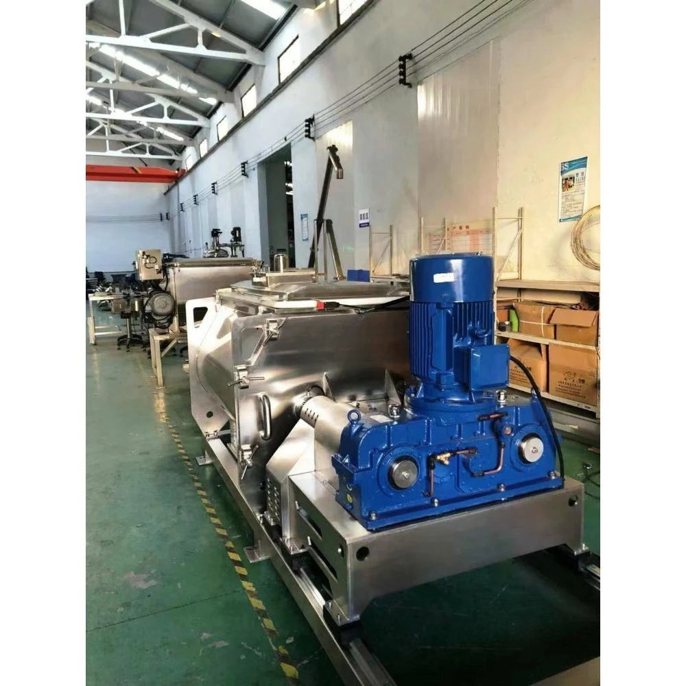 High Performance Stainless Steel Paddle Mixer for Food & Processing with Bearing Custom Voltage 500/1000L Capacity
