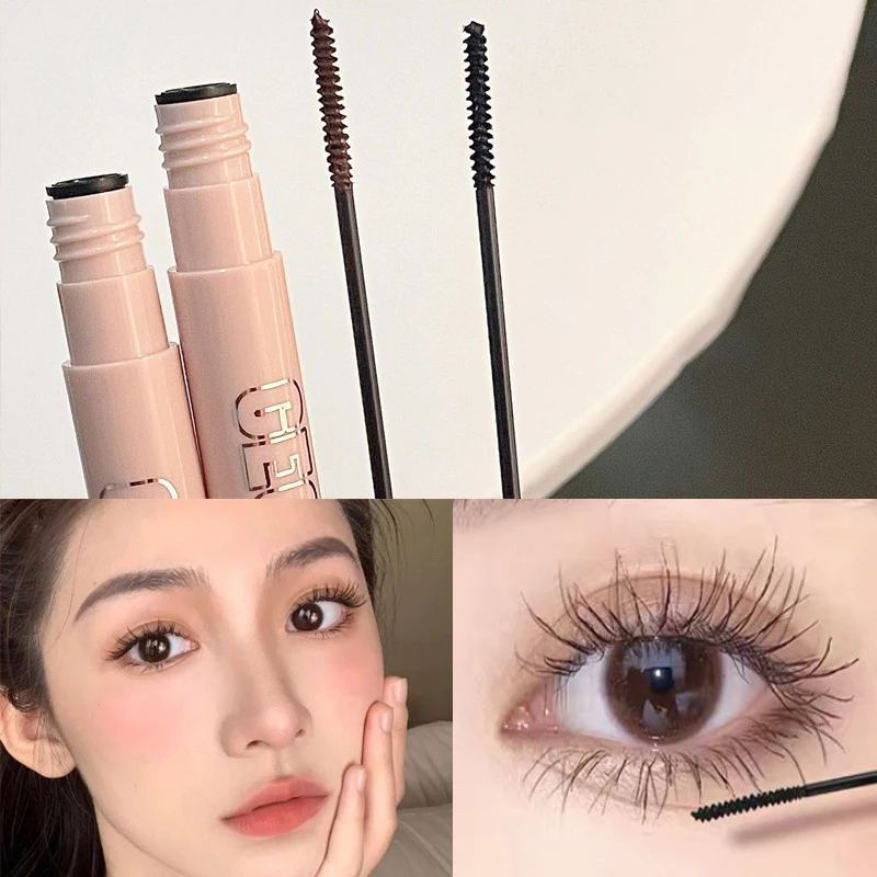 4D Waterproof Curly Diamond Silk Fiber Mascara for Eyelash Extension Liquid Black Thick Eye Lashes Cosmetics Tools Mascara