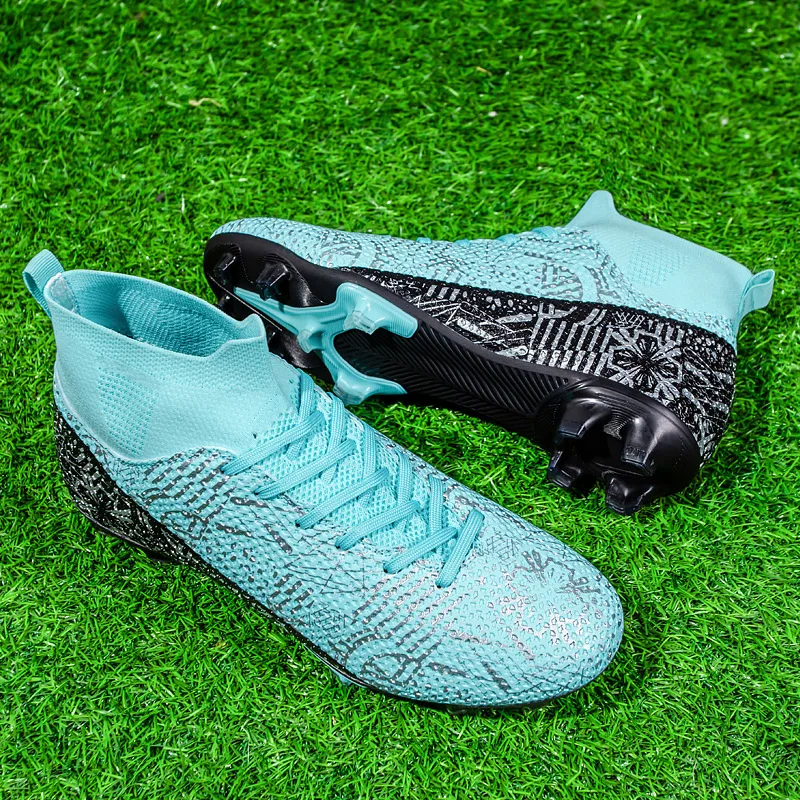 

Professional soccer shoes for men and women; anti-slip and shock-absorbing cleats for competition and training