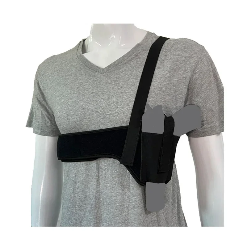 Tactical Left Right Concealed Carry Belly Band Waist Pistol Handgun Holster Hunting Belt Girdle Chest Rig Gun Holder Accessories