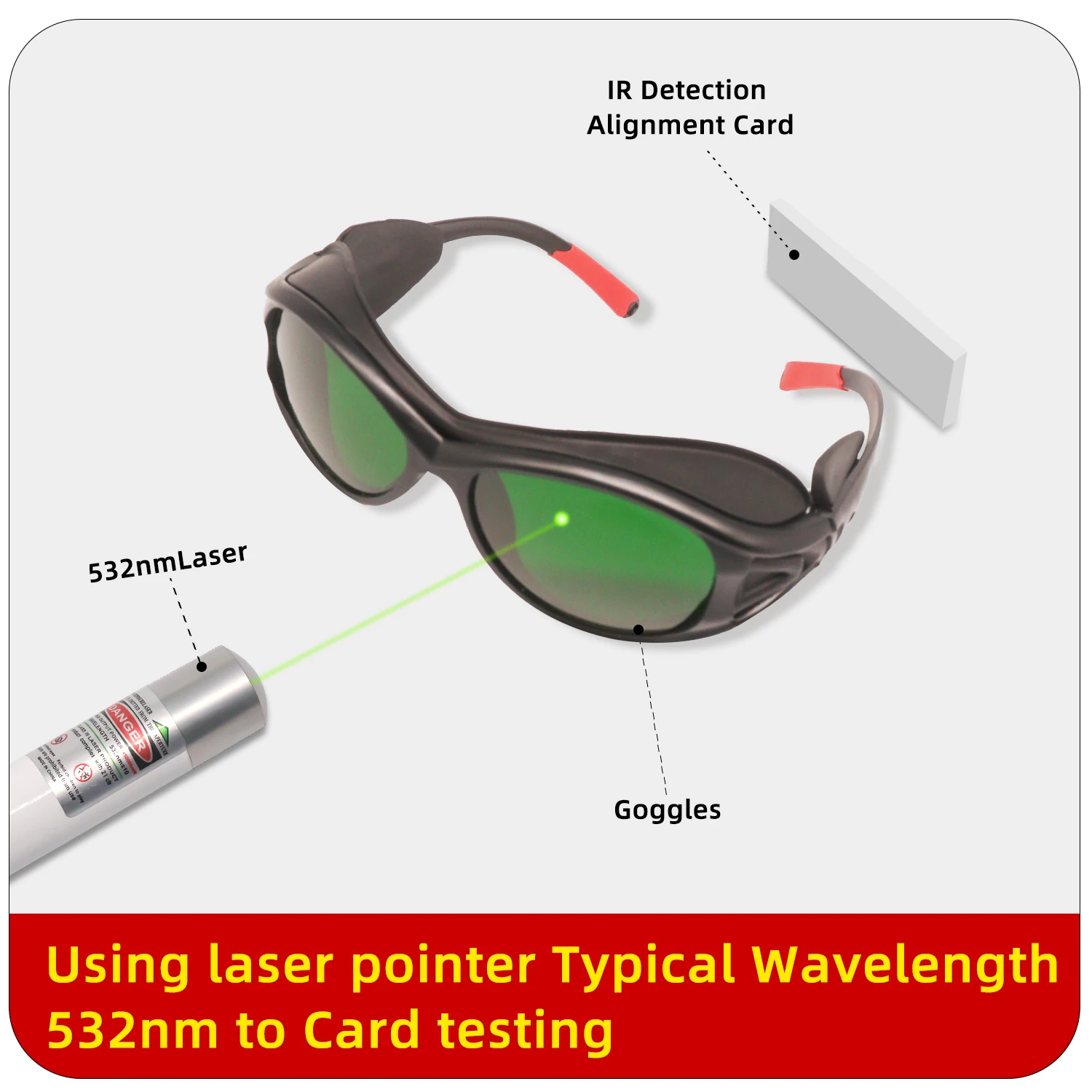 Laser Lenses Laser glasses 200-2000nm Hair Removal Radiation Protection Goggles Protective Eyepiece Industrial Safety IR IPL