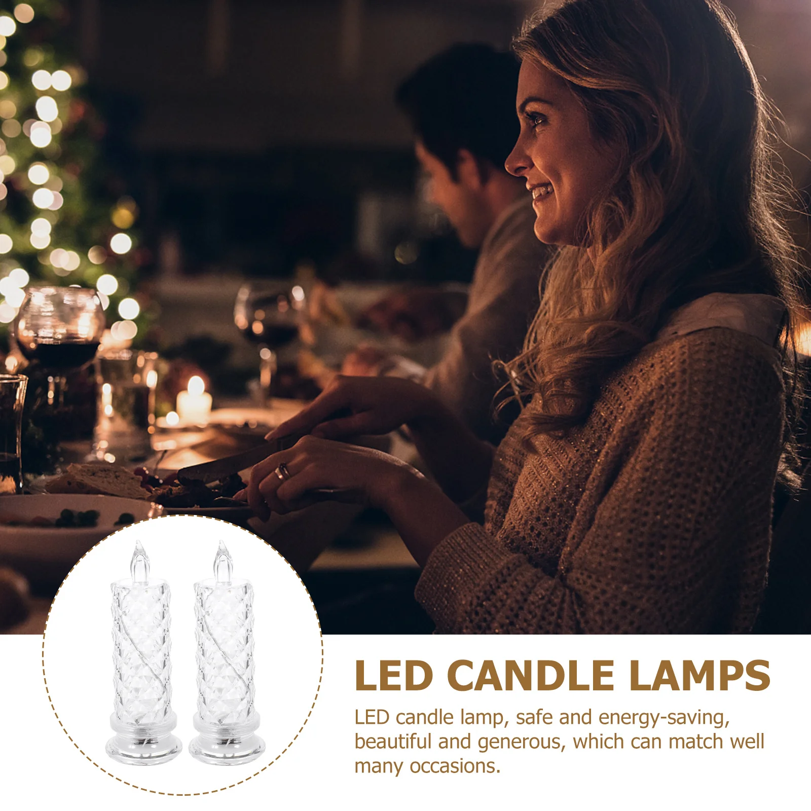 

4pcs Electronic Lights Led Lamp For Bedroom Wedding Party Night Light Decor Flameless Tabletop Simulation Light