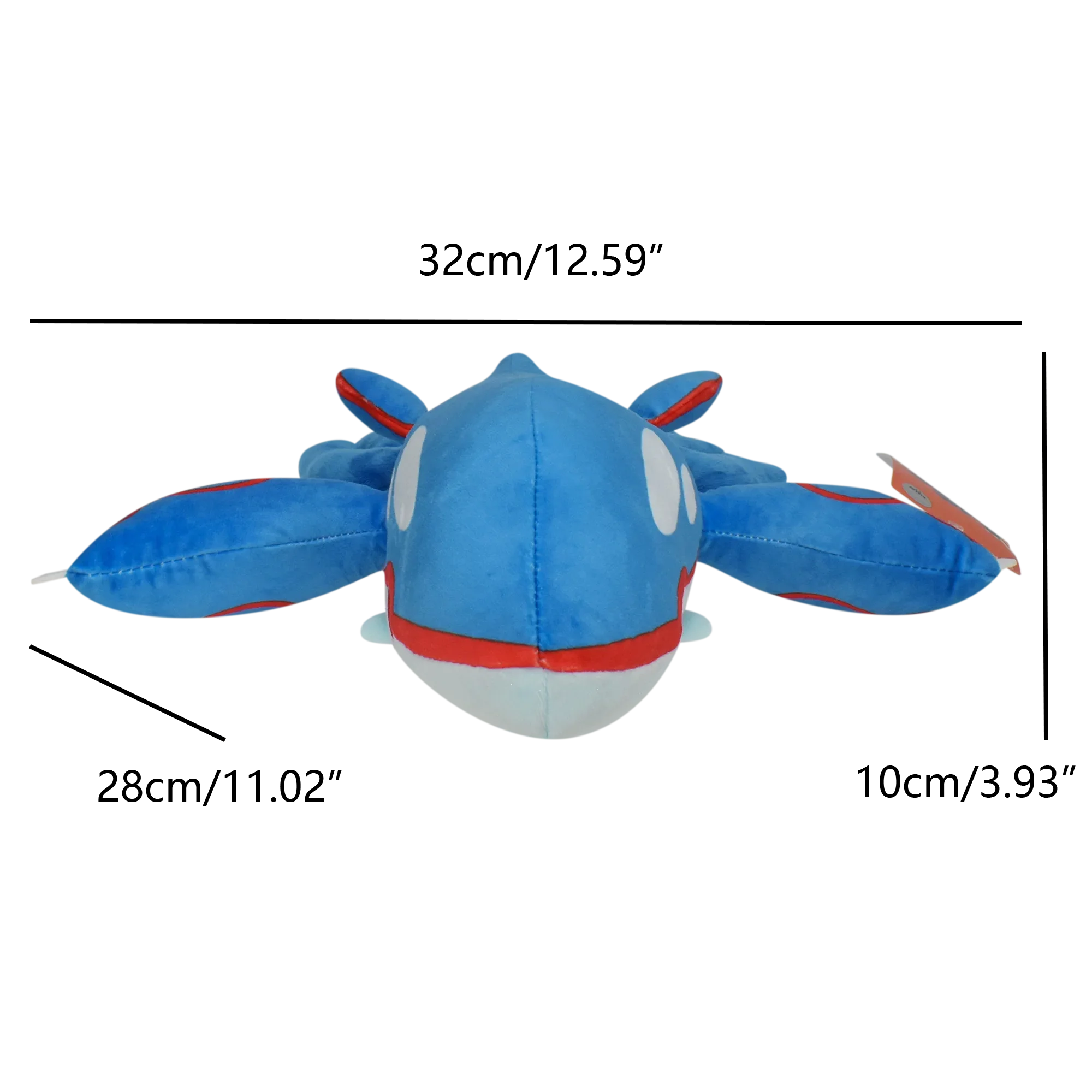 Peluche Mega Rayquaza Plush Toy Groudon Kyogre Mudkip Torchic Treecko Anime Cartoon Stuffed Doll Children Kids Gifts image 6