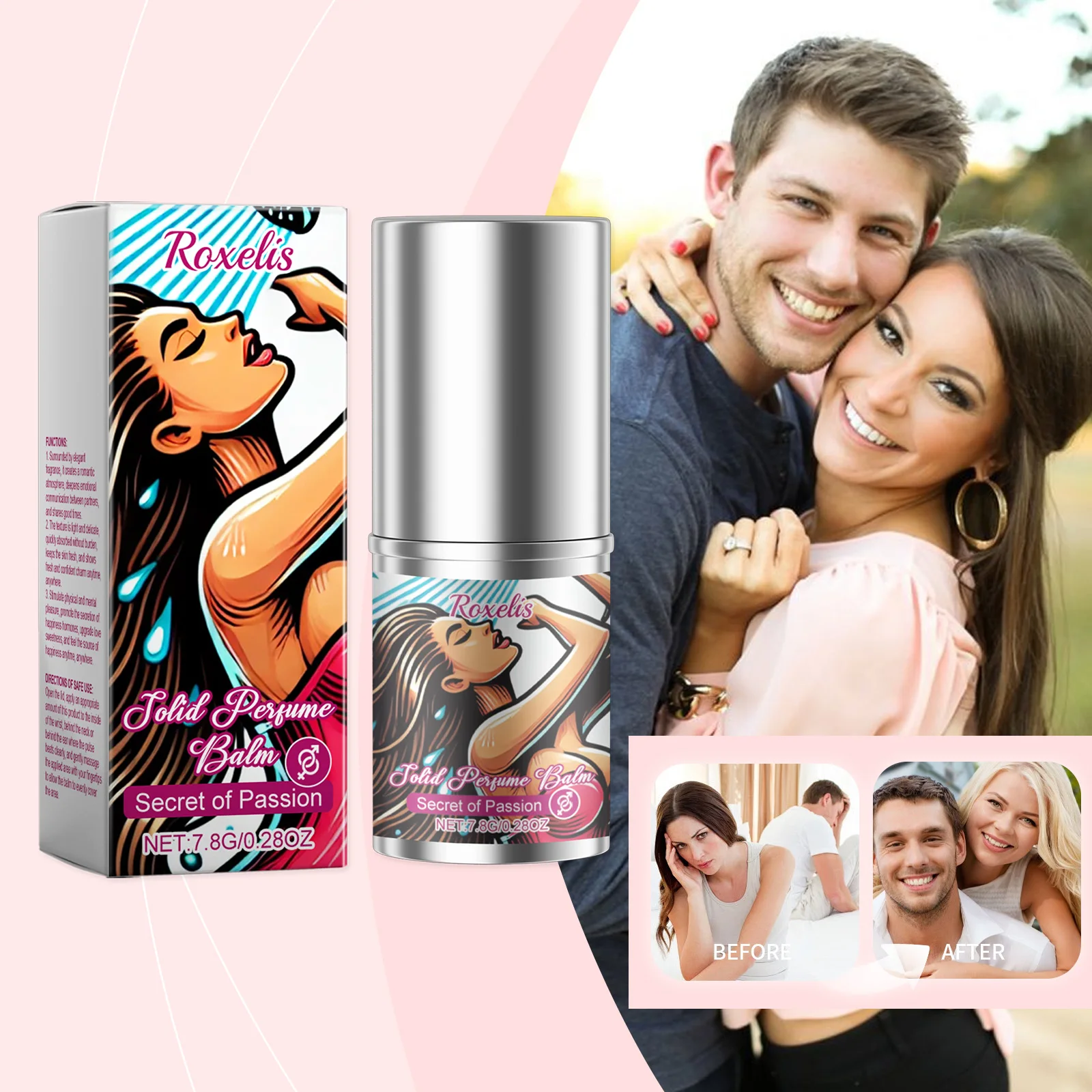 

Flower Fragrances Solid Perfumes Balm Women Mini Portable Mild Lasting Aroma Deodorant Fragrances Body Antiperspirants