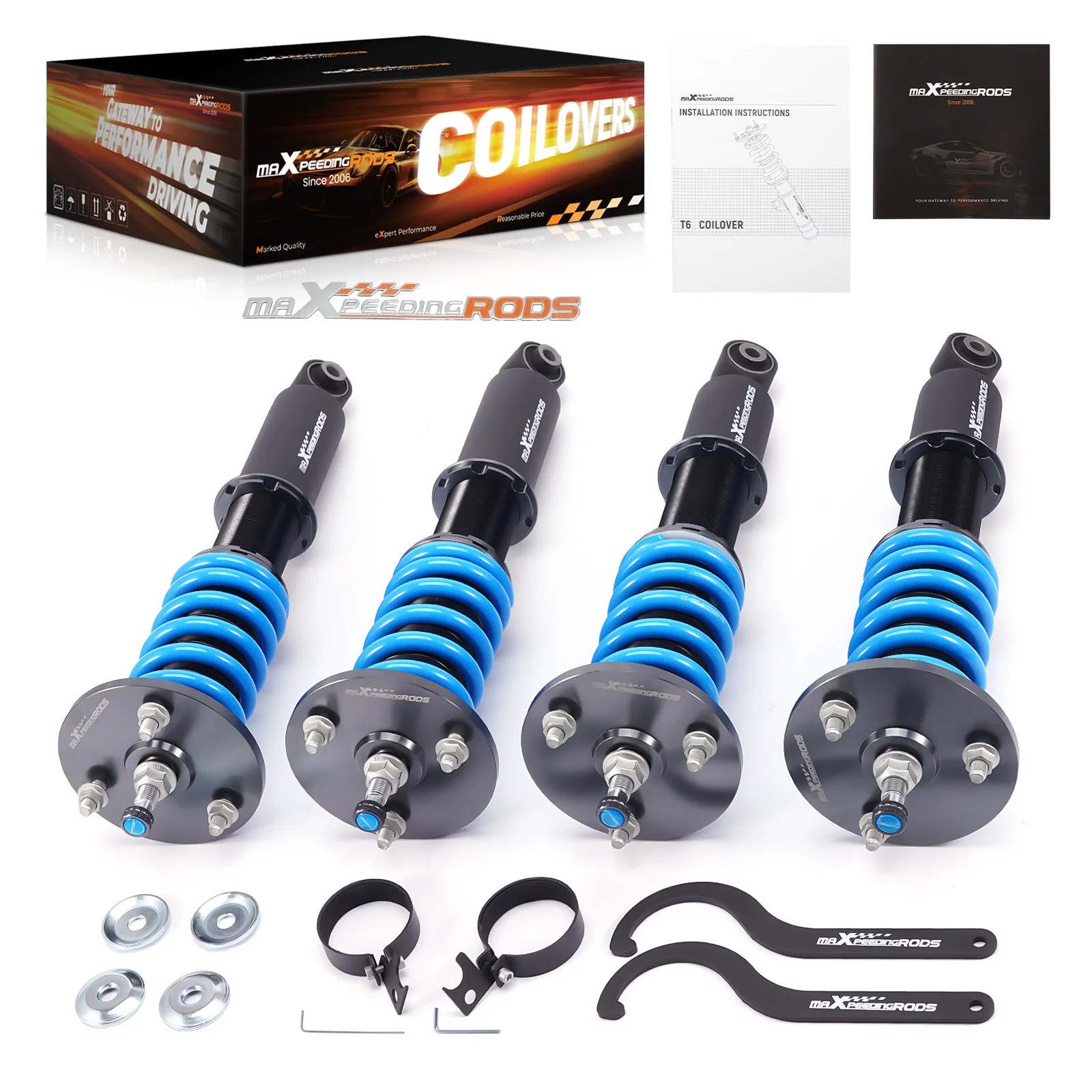 

MaXpeedingrods T6 Coilover Suspension Lowering Kit For Acura NSX 1991-2005