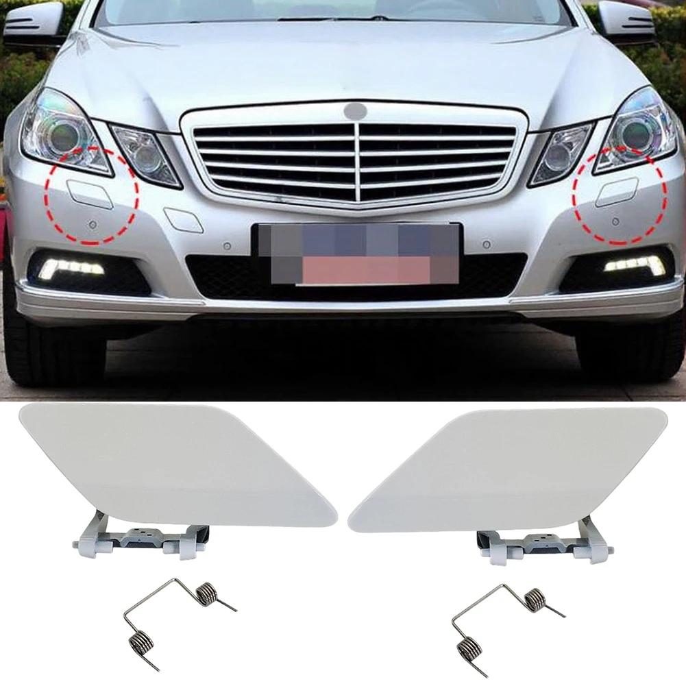 

Car Headlight Cleaning Front Bumper Headlight Water Nozzle Cover For Mercedes For E-Class For W212 For S212 2009-2013 ﻿