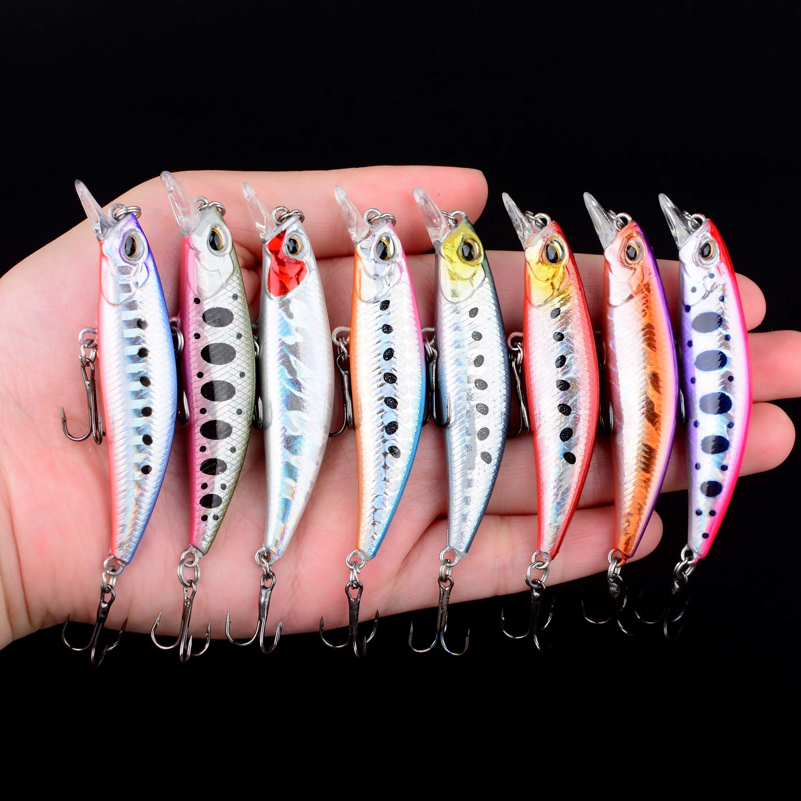 Minnow Wobbler Crankbait 3D Eyes – Señuelo duro para lubina - imagen 5