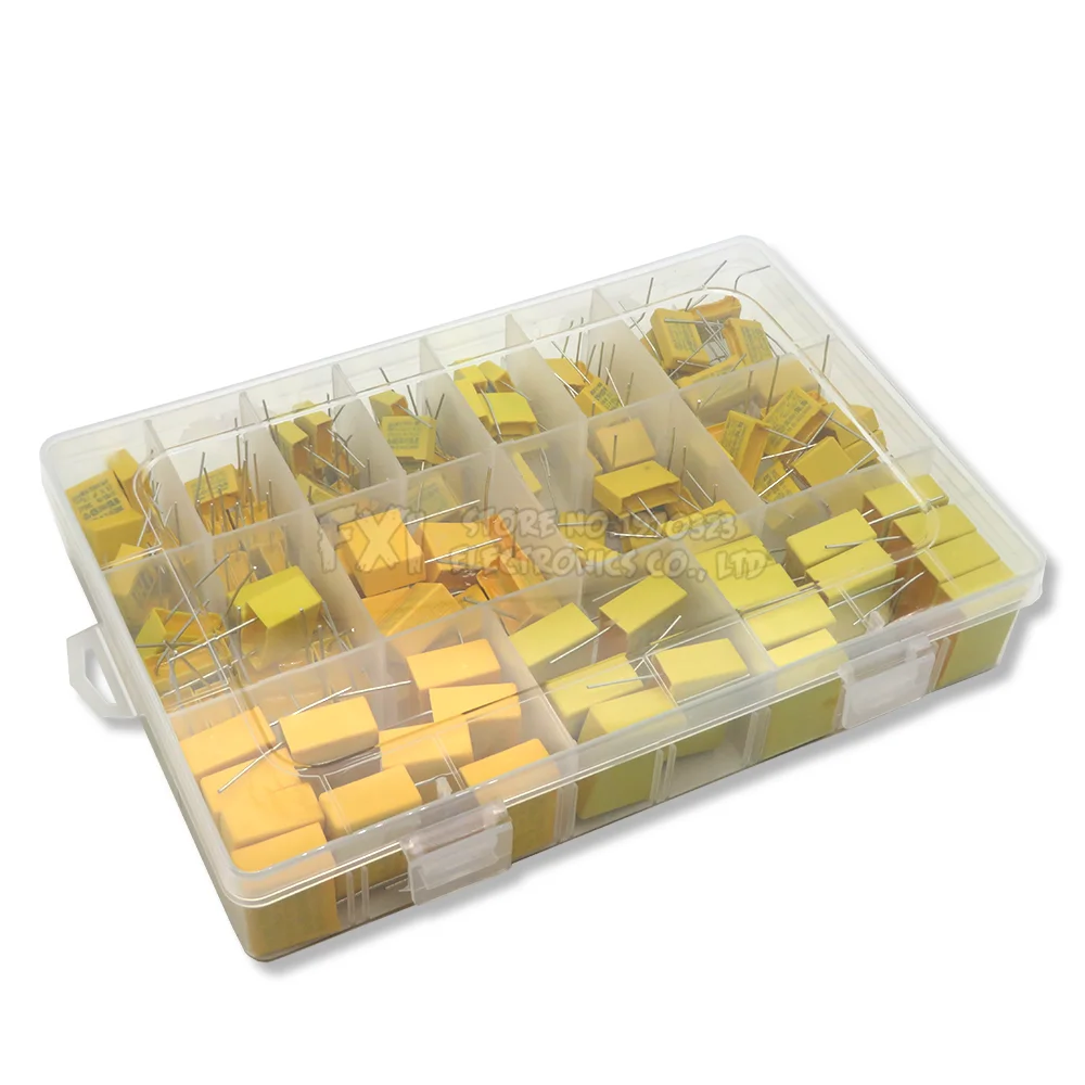 

135PCS 14Values X2 Safety Capacitor 275VAC 102K-105K 1NF~1UF Assorted Kit