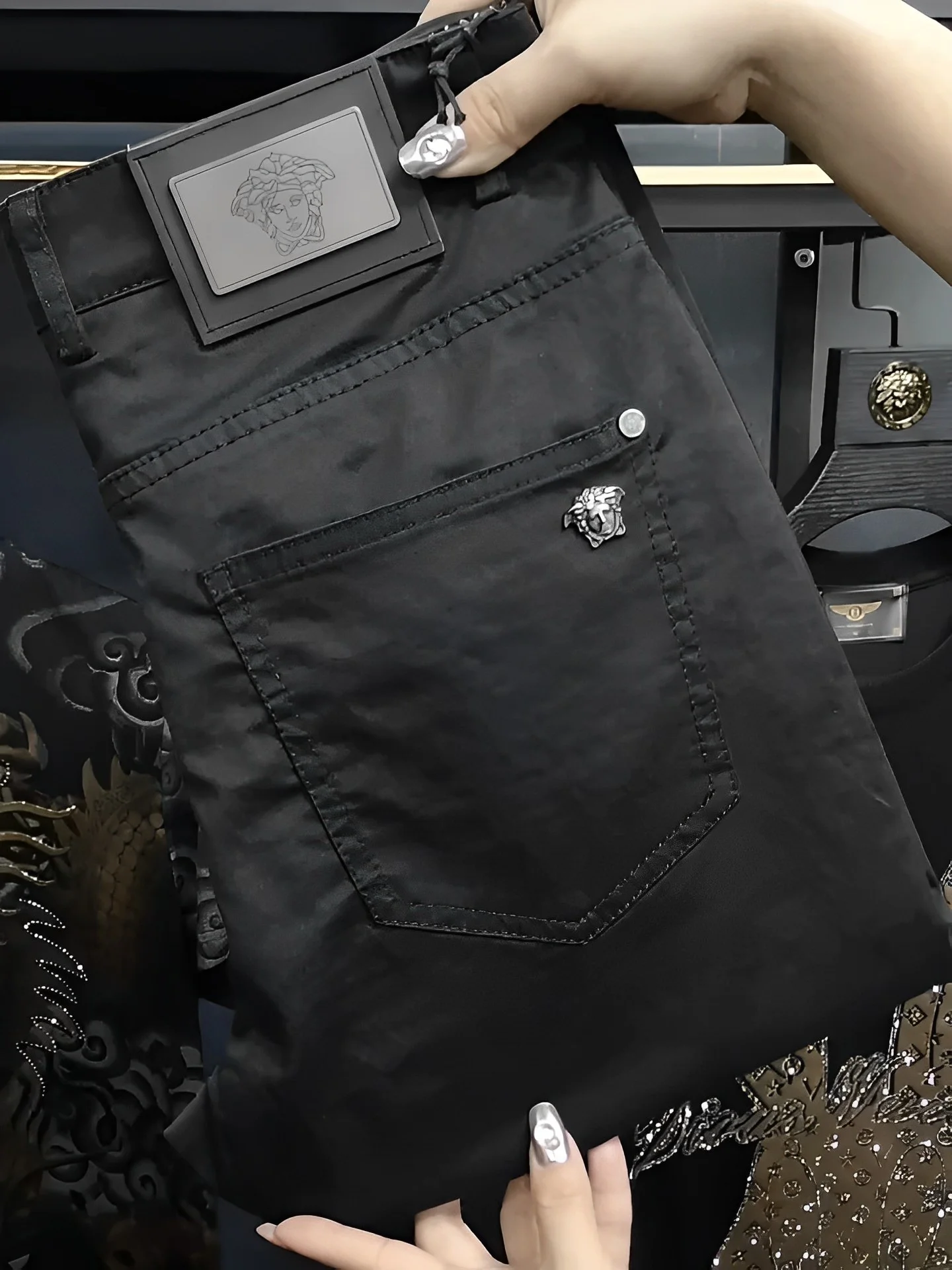 

Faionable Straight Leg Men's Casual Pants Autumn 2025 New Sle European Goods All-Match Slimming Pure Color Ele