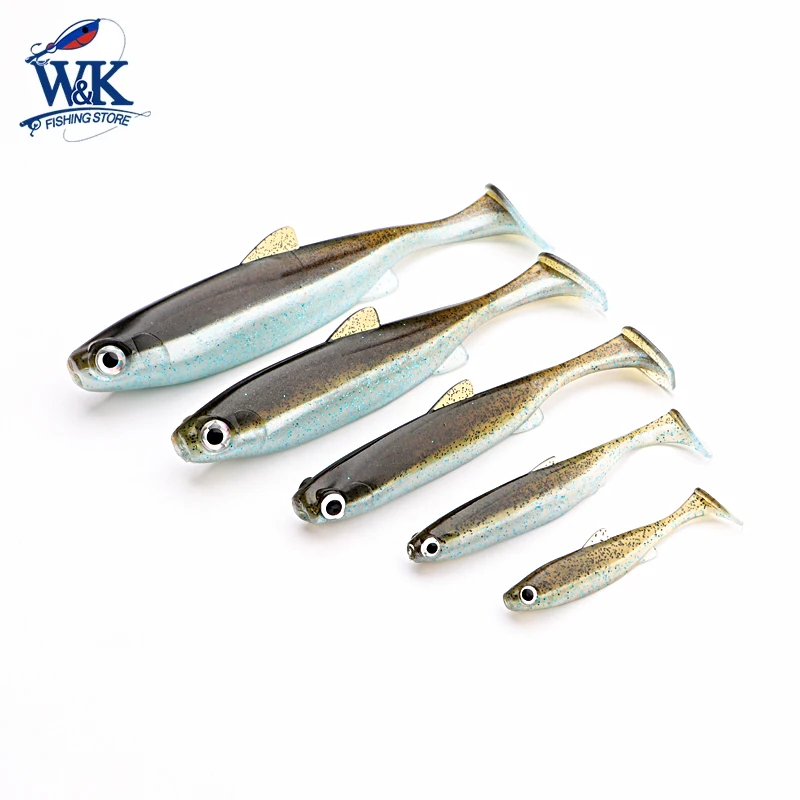Swimbait Hoduller de vinilo con ojos 3D para lucio zander perca snook