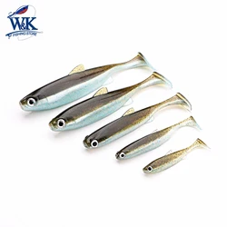 2024 New Soft Bait 5 size Hoduller Swimbait for Pike Zander Snook Perch Fishing Lures with 3D EYES JIG Head Rig Soft Lure