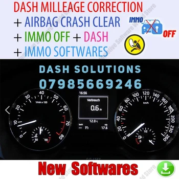 IMMOFF total 32GB package software for all car vehicle brands Ecu DASH MILLEAGE fix + AIRBAGCRASH clear + DASH + IMMO software
