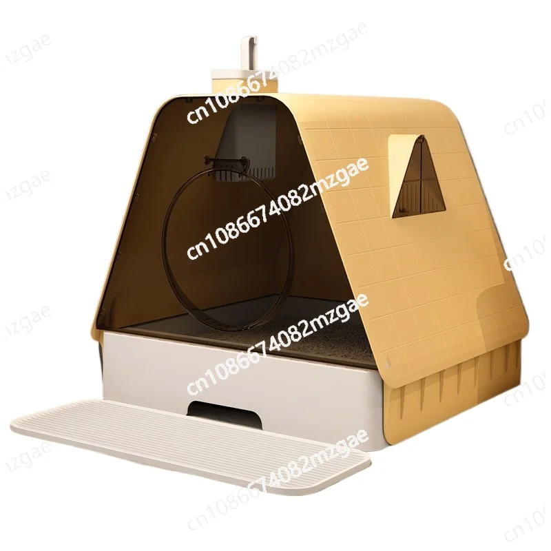 

Cat litter box Fully enclosed number Deodorant king size cat toilet drawer