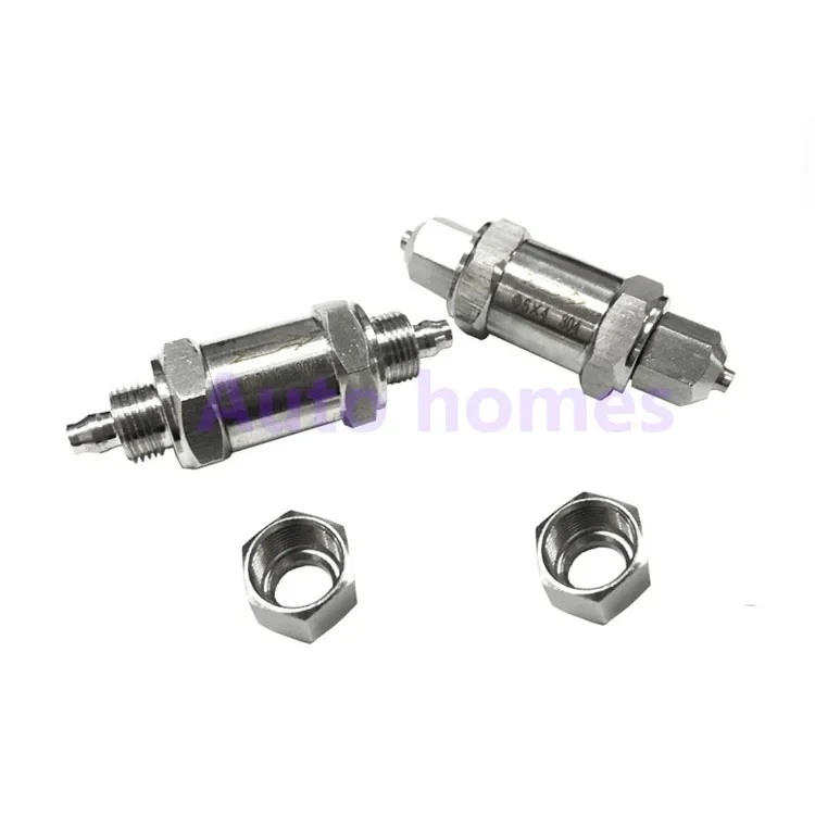 

Односторонний клапан, быстрое соединение, кислотостойкий клапан высокого давления из нержавеющей стали 304 для трубки из полиуретана 6, 8, 10 мм