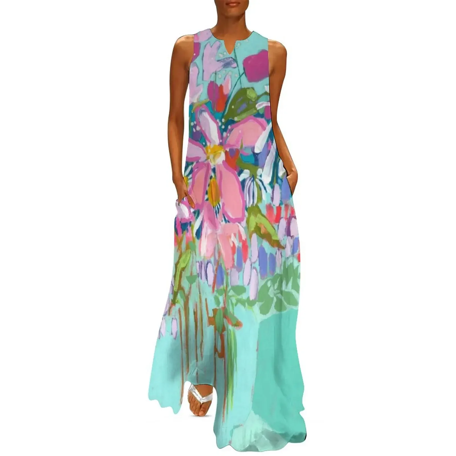 

Down by the Pond's Edge Long Dress dresses for women 2025 dresses for woman dresses for official occasions prom dress Dress