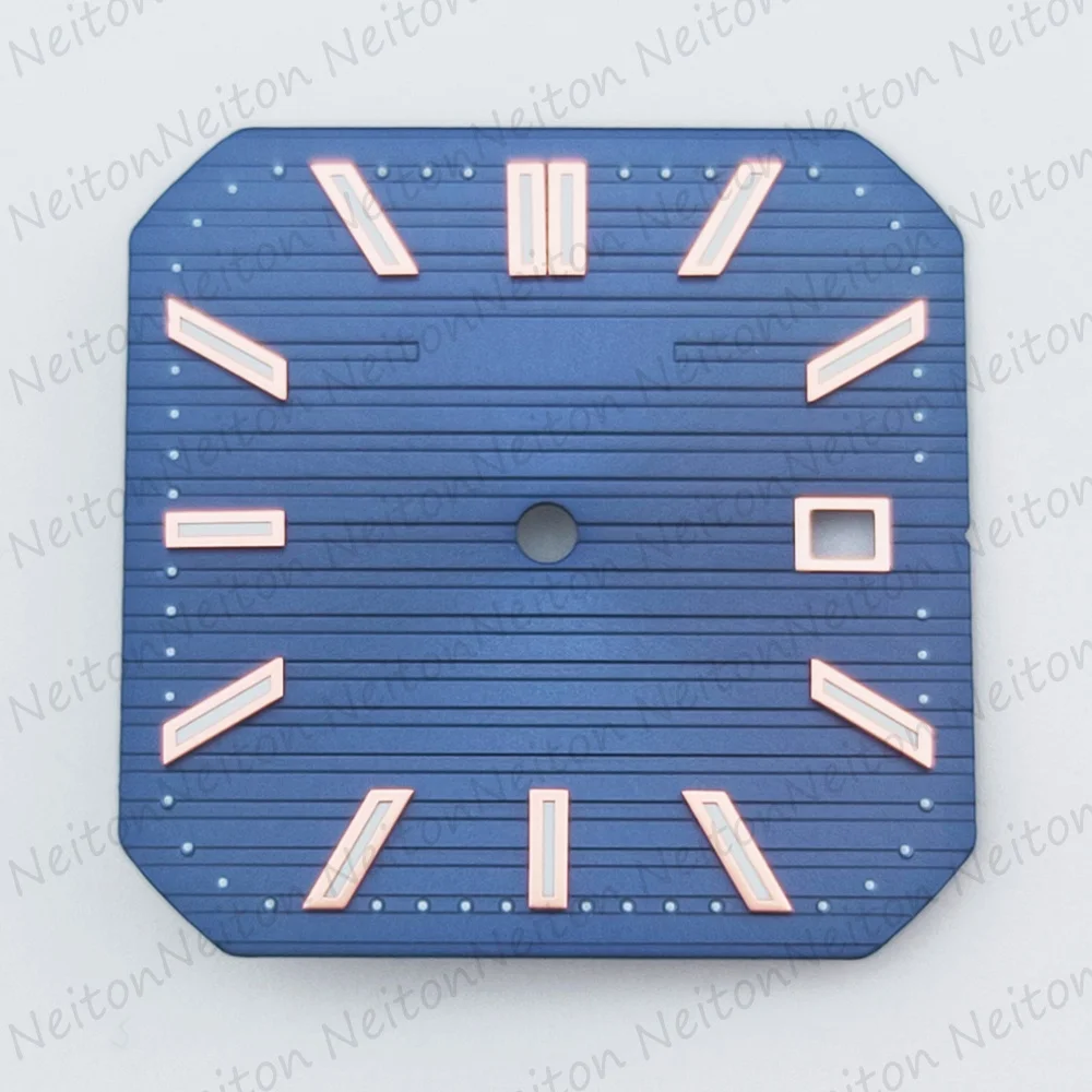 Neiton 29 مللي متر NH35 أسود/أزرق/أخضر ساعة مينا مضيئة تناسب NH35 ميوتا 8215 8205 831a DG2813 3804 حركة أوتوماتيكية #5