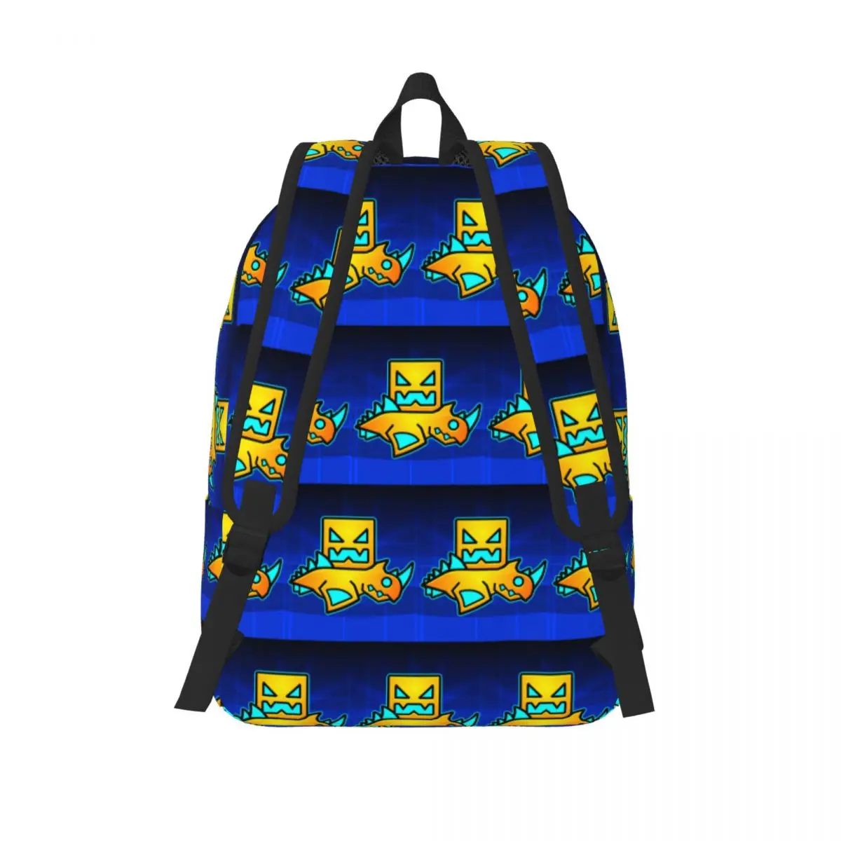 Zaino per videogiochi Geometry Dash Zaino per bambini di grande capacità Borsa da scuola Borse a tracolla per uomo Donna