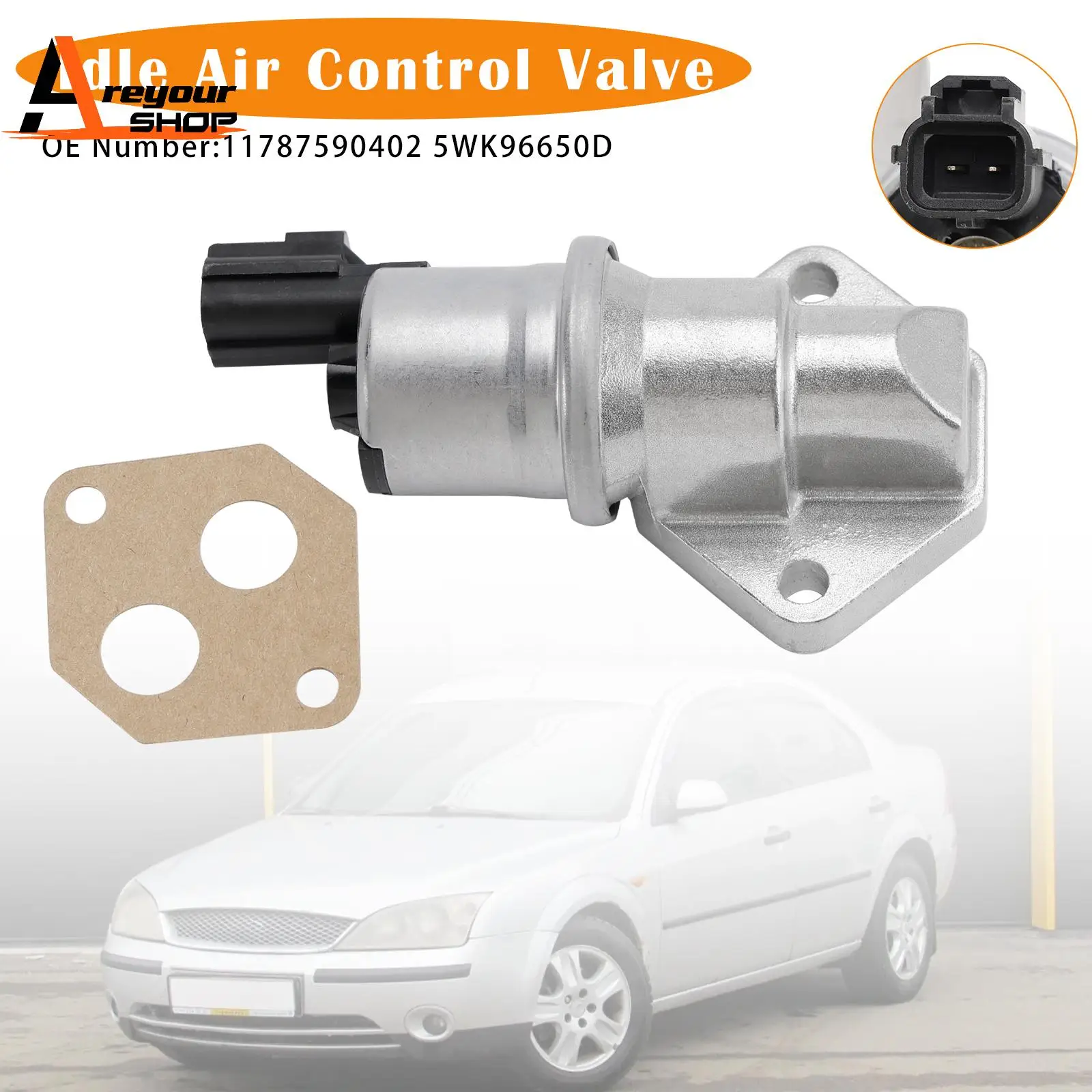 

Клапан регулирования воздуха холостого хода Areyourshop 1S7Z-9F715-CA для Ford Mercury Mondeo Cougar Marauder