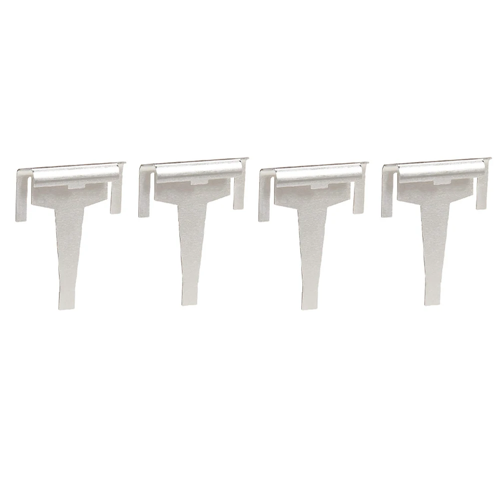 4PC DA6106796A Refrigerator Drain Clips Made from Aluminum to Help Prevent Ice Buildup and Maintain Drainage Efficiency