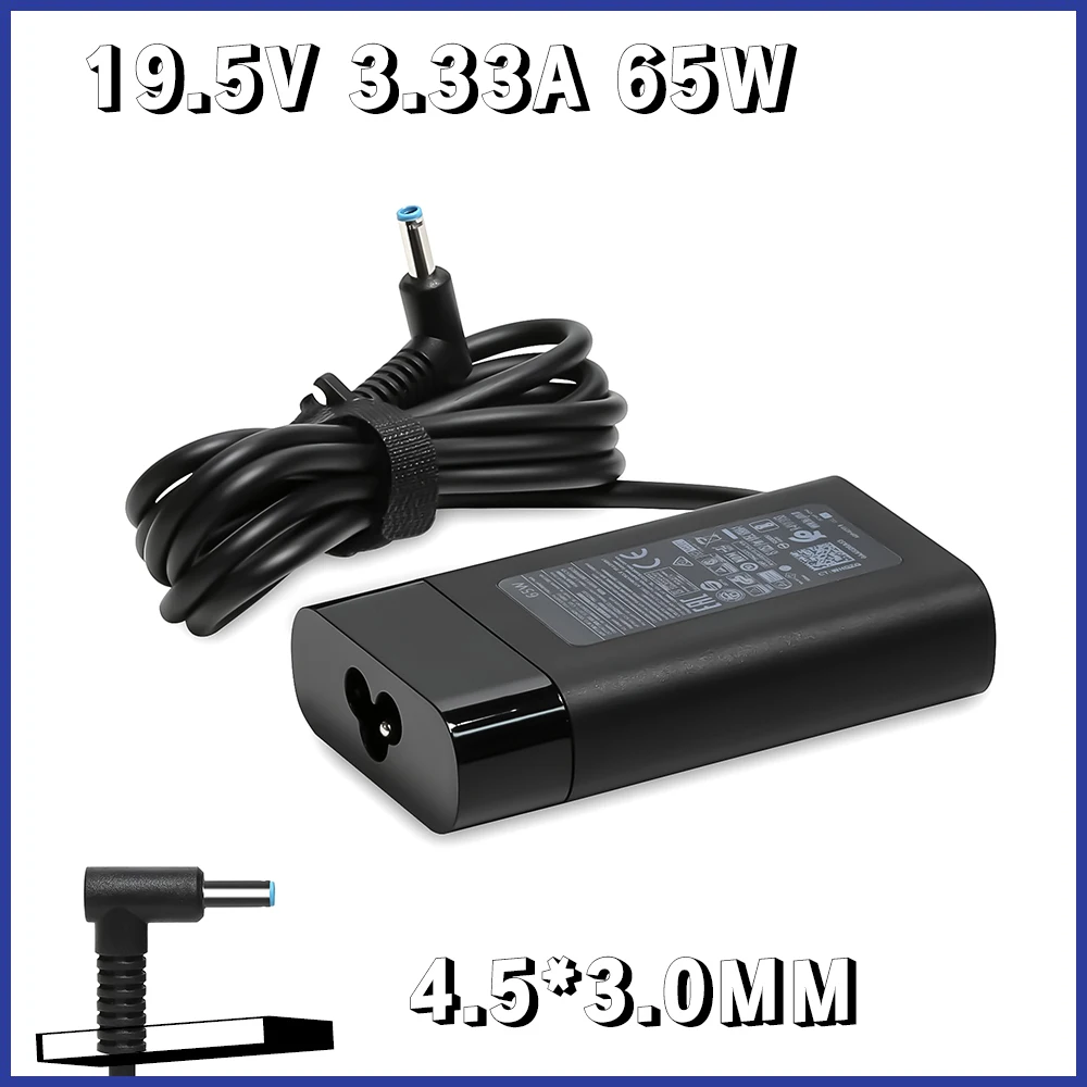 

19.5V 3.33A 65W 4.5*3.0mm Laptop Charger Adapter For HP Envy 17-j010us Pavilion 15-j000 Chromebook 11 G4 G5 EE 14 G3 246 G4 248