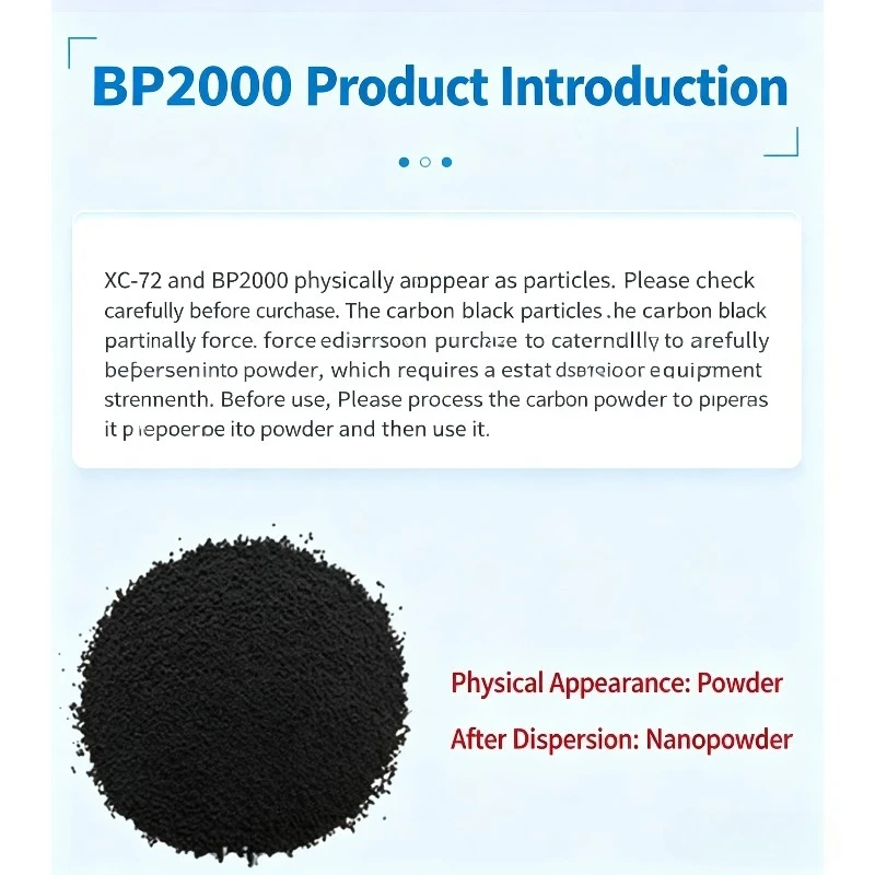 Cabot VXC72R XC72R Conductive Carbon Black Powder Fuel Cell Conductive Carbon Powder
