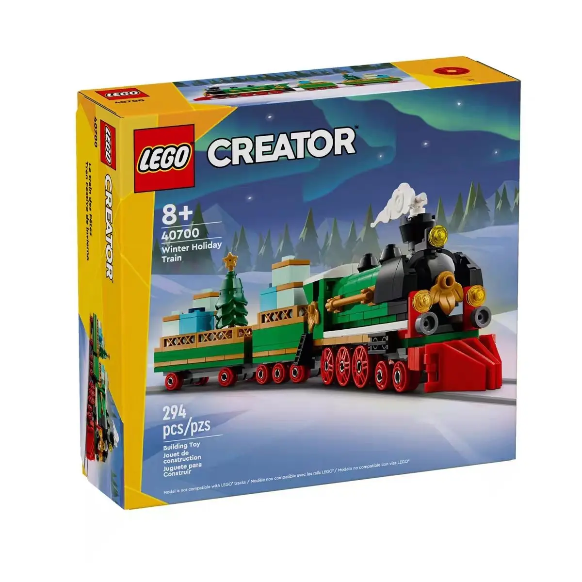 LEGO 40700 Winter Holiday Train for Kids Ages 8+ 294 Pieces